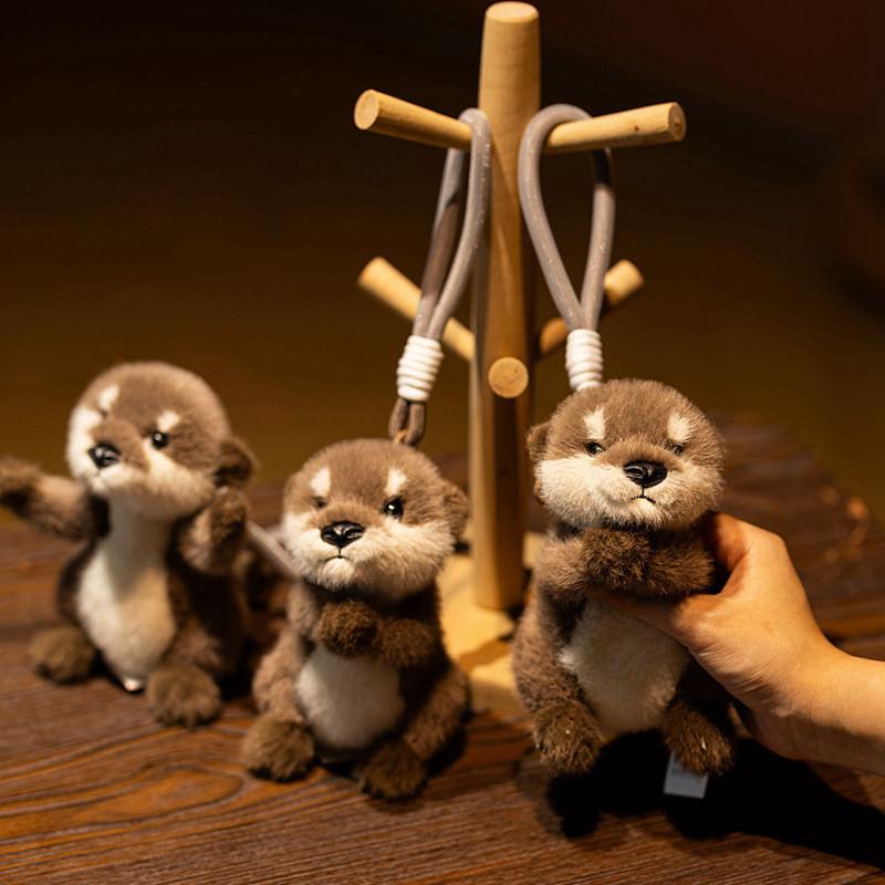 Ciondolo Lontra Peluche Con Mano Magnetica Per Bambini E Adulti