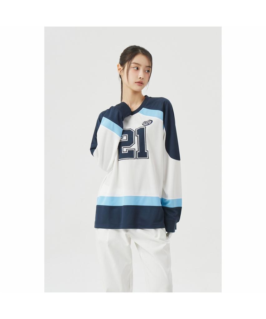 Goldeunbeeo (W) Mesh Hybrid Long T-Shirt G5Tam26351Ivx