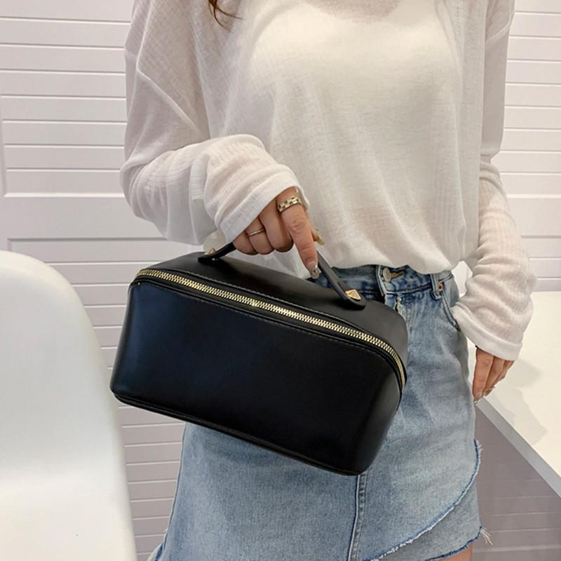 Multifunktionale Reise-Make-up- und Toilettenartikeltasche mit großem Fassungsvermögen