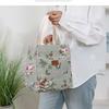 Large-capacity layer bento bag, casual office workers bring meals, portable lunch bags, and hand-carried lunch box bags.