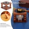 Retro Fire Wax Seal Stamp Metal Wax Stick Sealing Wax Furnace Stove Pot