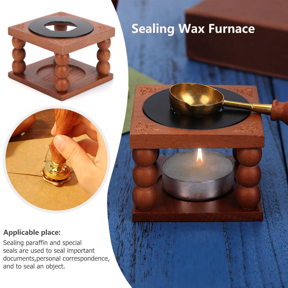 Retro Fire Wax Seal Stamp Metal Wax Stick Sealing Wax Furnace Stove Pot