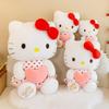 Love Kt Cat Doll Kaidi Cat Plush Toy Gauze Skirt Sitting Bow Cat Doll Children's Gift