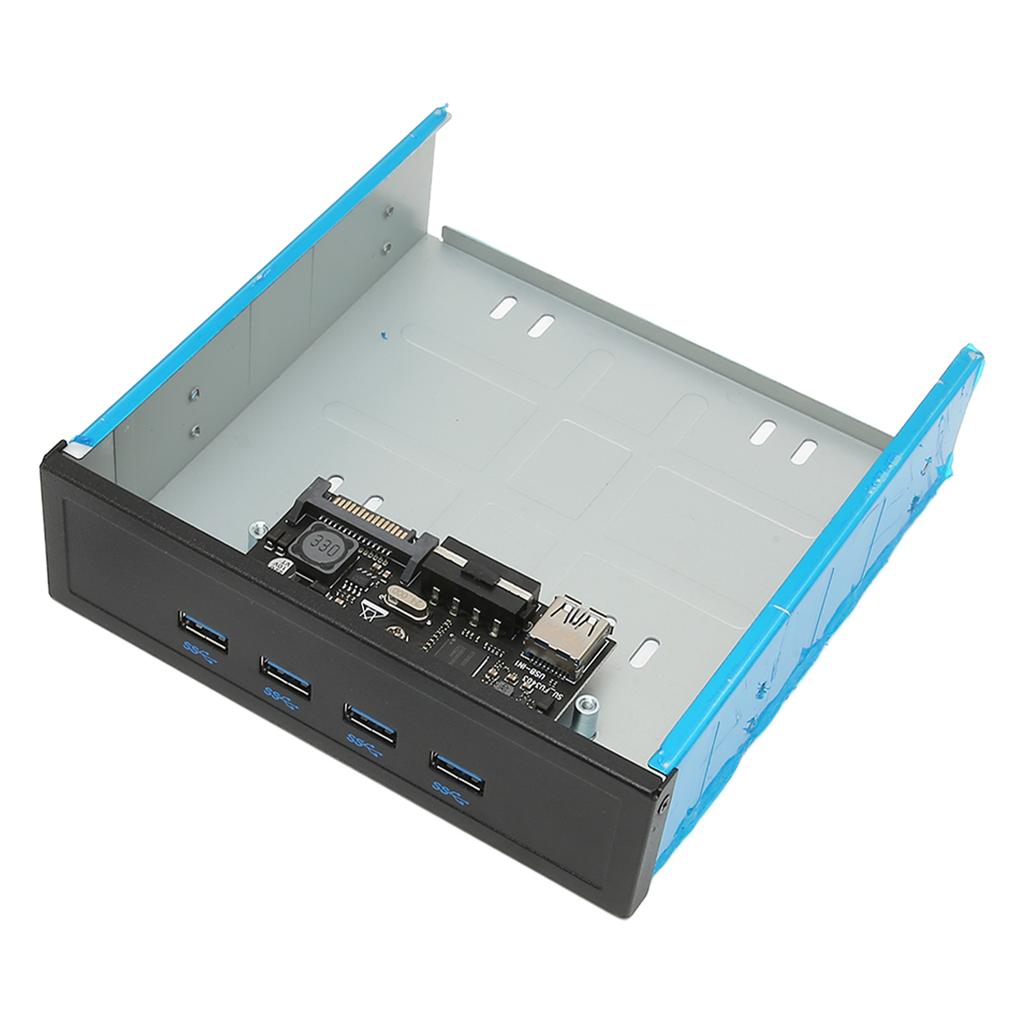 CD ROM Expansion Mobile Rack USB3.0x4 5Gbps High Speed Support BC1.2 Fast Charging USB3.0 Front Panel for PC Motherboard