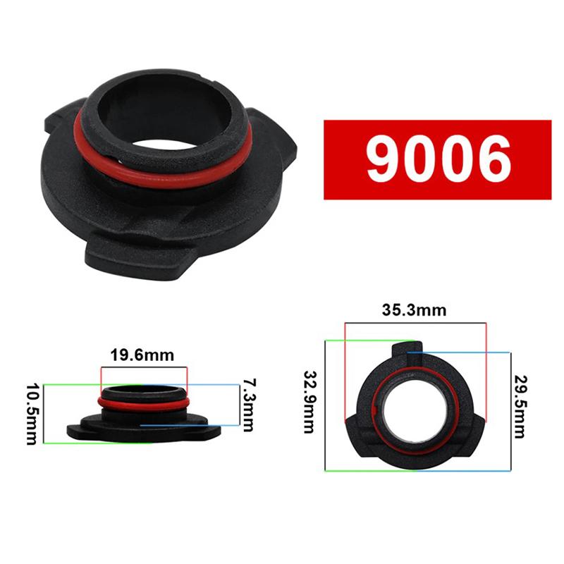 

Автомобильный светодиодный переходник для цоколя лампы фары H1 H4 H7 H11 9005 9006 9012 Жаростойкий патрон для автолампы со шкалой