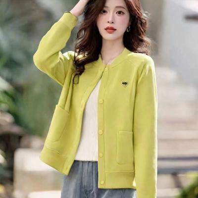 Bluza baseballowa kurtka styl koreański casual luźny krój haftowana jesienna moda płaszcz