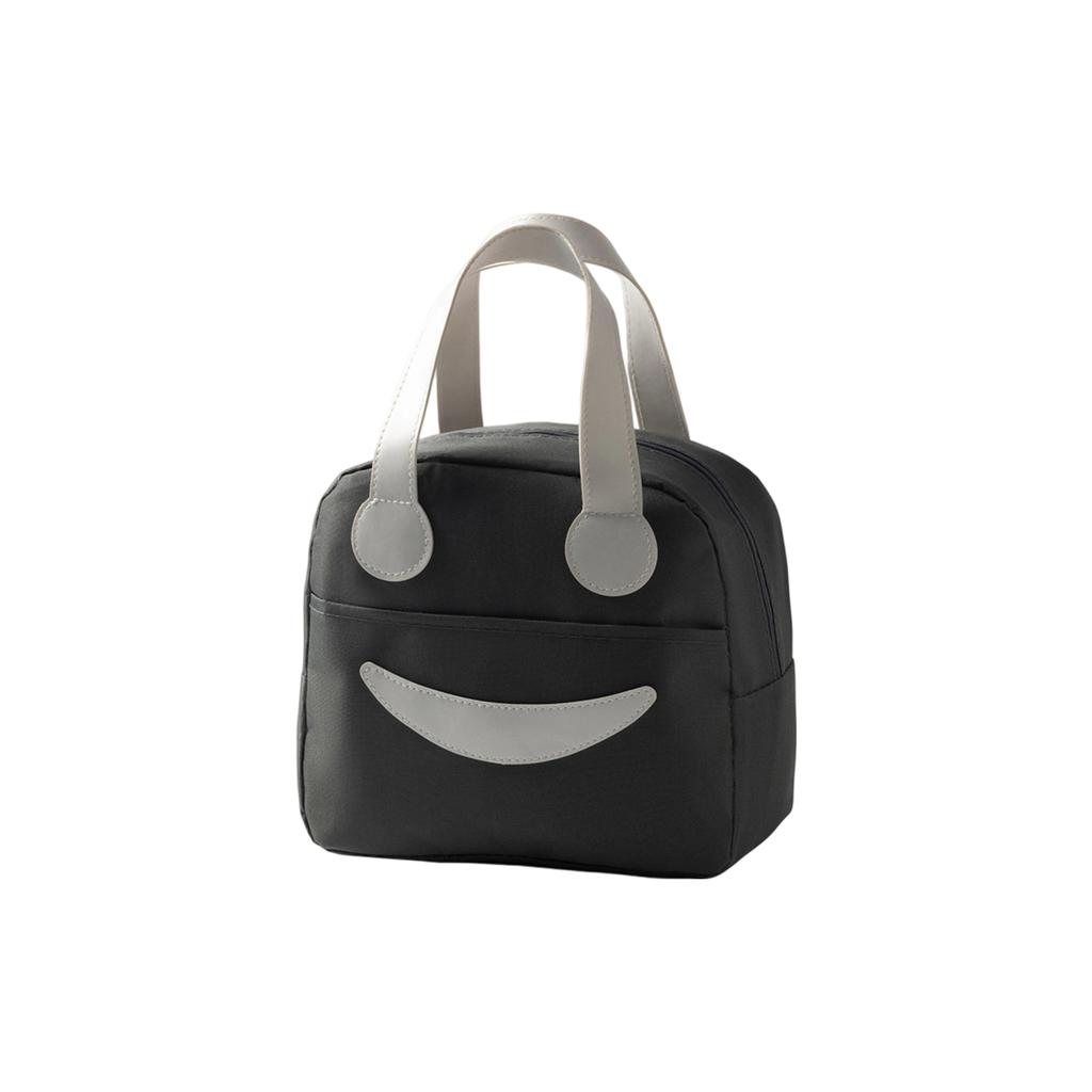 Zipper Lunch Bag, Portable for Work or School, Cute Design Lunch Box