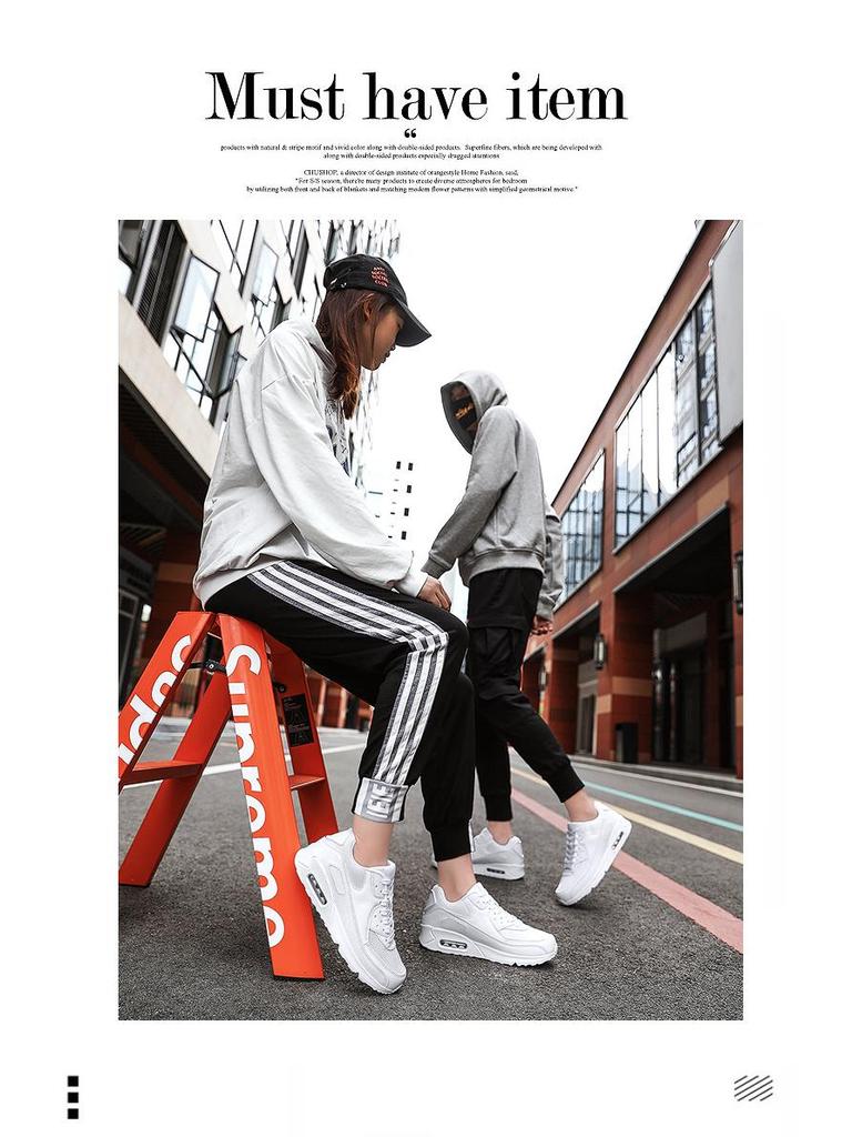 2020 Summer Lightweight Mesh Breathable Air Cushion Running Shoes for Couples