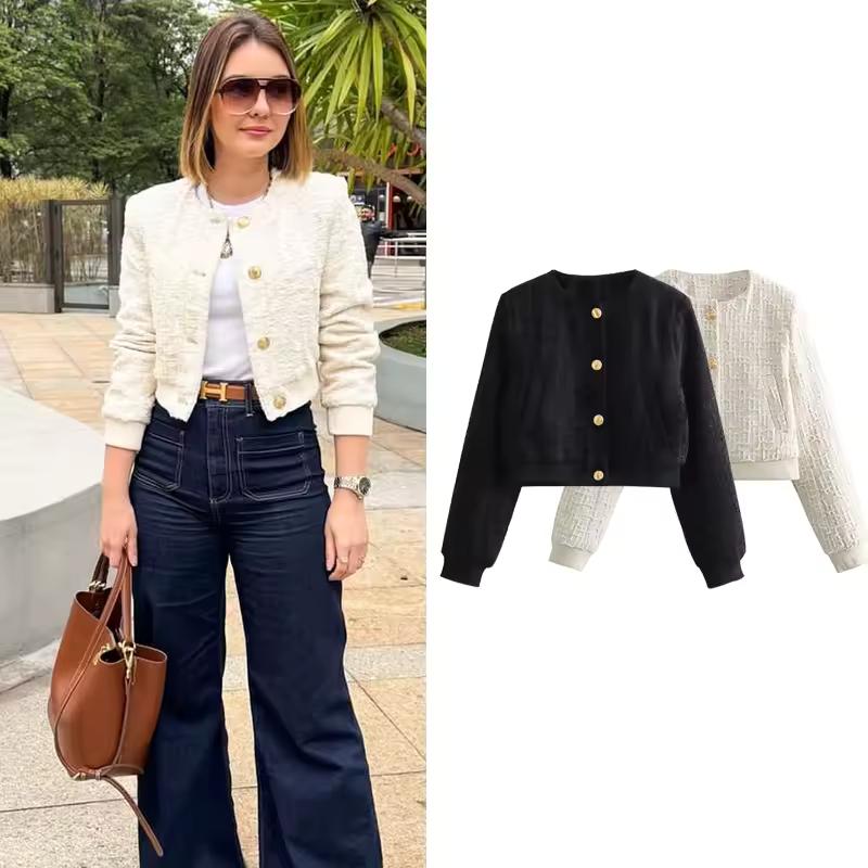 Spring Jackets Women's Coat Jacket Fashion Warm Street Short Coat Chic Joker Youth Jackets