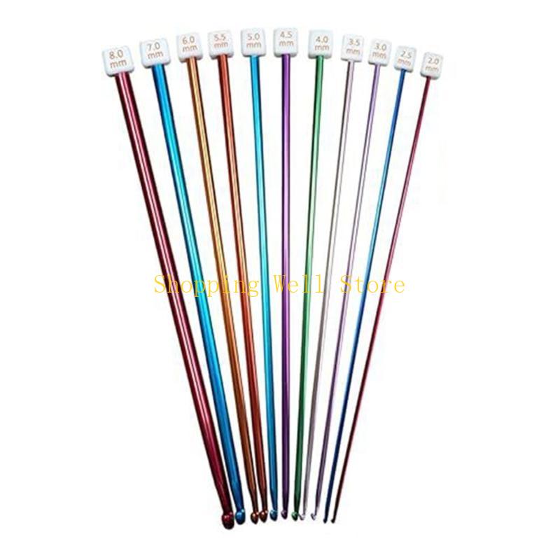 KX4B Tunisian Crochet Set Tunisian Crochet Hook and Aluminum Afghan Hook Needle CN