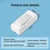 1 Gang 1 Way Surface-mounted Control Switch 2 Gang 2 Way Small Switch Dual Control Switch  Bedside