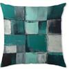 Home Decor Abstract Geometric Square Pattern Pillow Covers Pattern Cushion Cover Suitable for Sofa Bedroom Car Pillow Cover
