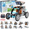 Kit Robot Solare 13-in-1 Assemblaggio Fai-da-te Kit Esperimenti Scientifici Giocattoli Educativi STEM per Bambini Età 8+ Set Robotico Alimentato a Energia Solare