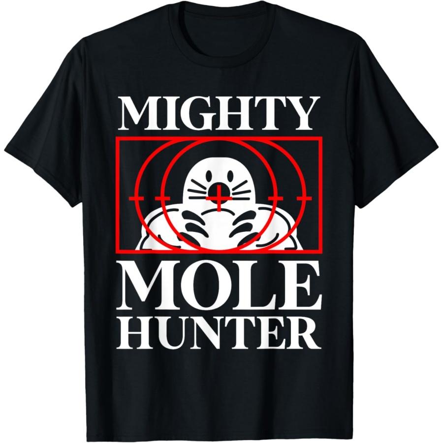 

Mighty Mole Hunter Rodent Funny T-Shirt(2) XXXXXL чорний