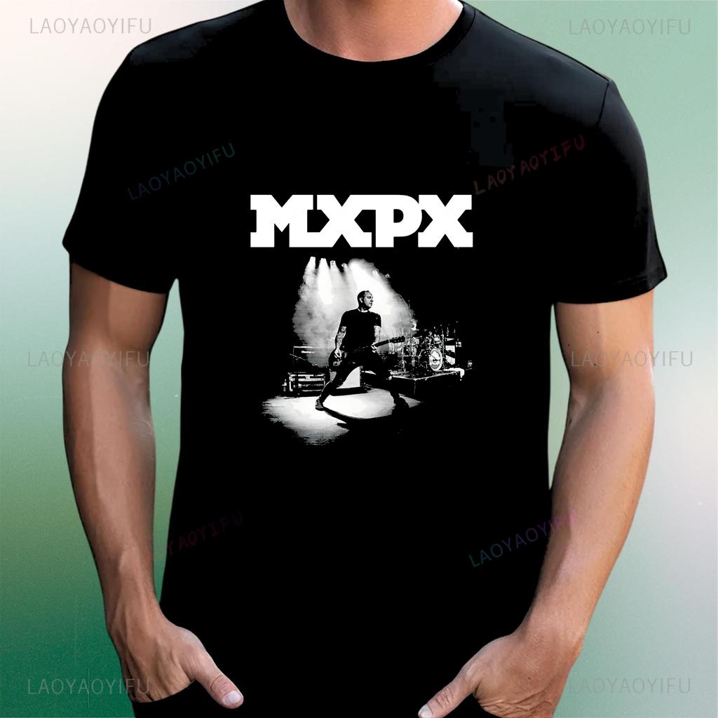 Retro Trend MxPx - Punk Band Music Style, Casual and Fashionable, Loose Fit, Men's and Women's