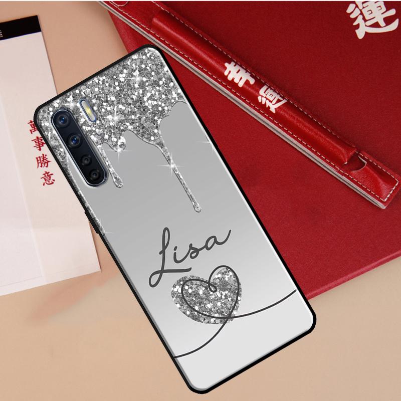 Shinee Hearts Custom Name Initials For OPPO A53 A31 A5 A9 A15 A16 A17 A57S A77 A76 A96 A94 A74 A54 A52 A72 A91 A93 Case Cover