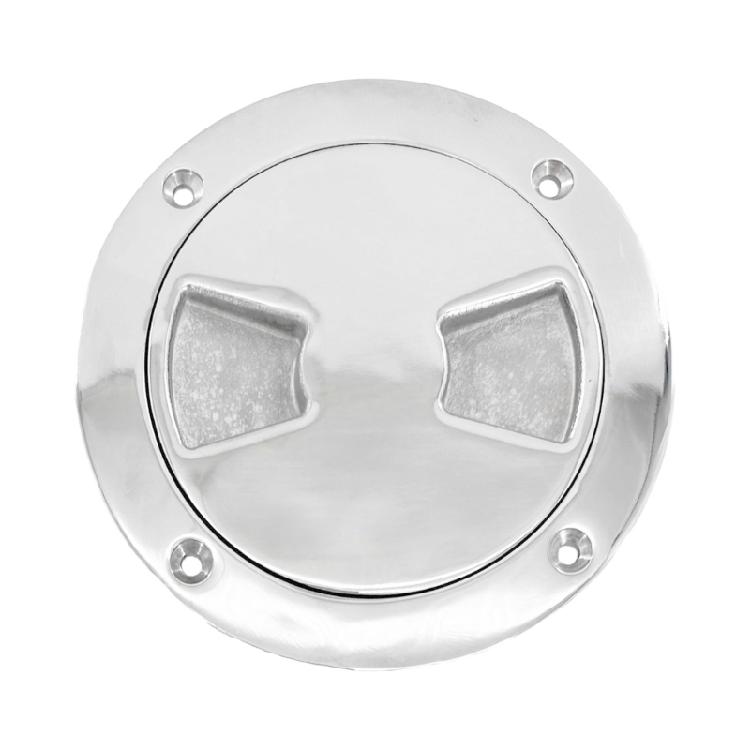 Saltwater Resistant Detachable Deck Plate 316 Stainless Steel Round Panel For Professional Vessel Marine Boat Equipment
