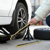 Set of 2 Car Jack Ratchet Wrenches, Extended Design, Sturdy Metal Crane Wrench Featuring a 360° Knob, Easy to Put Together And Take Apart