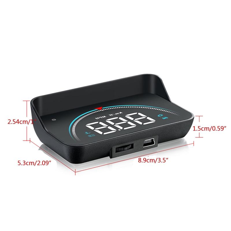 Car HUD Head-Up Display Car-Styling Overspeed Warning Projector for Safe Driving