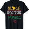 Black Doctor Magic Africa Map Cool Black History Month Gift T-Shirt