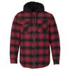 Burnside Mens Flannel Sherpa Lined Hoodie