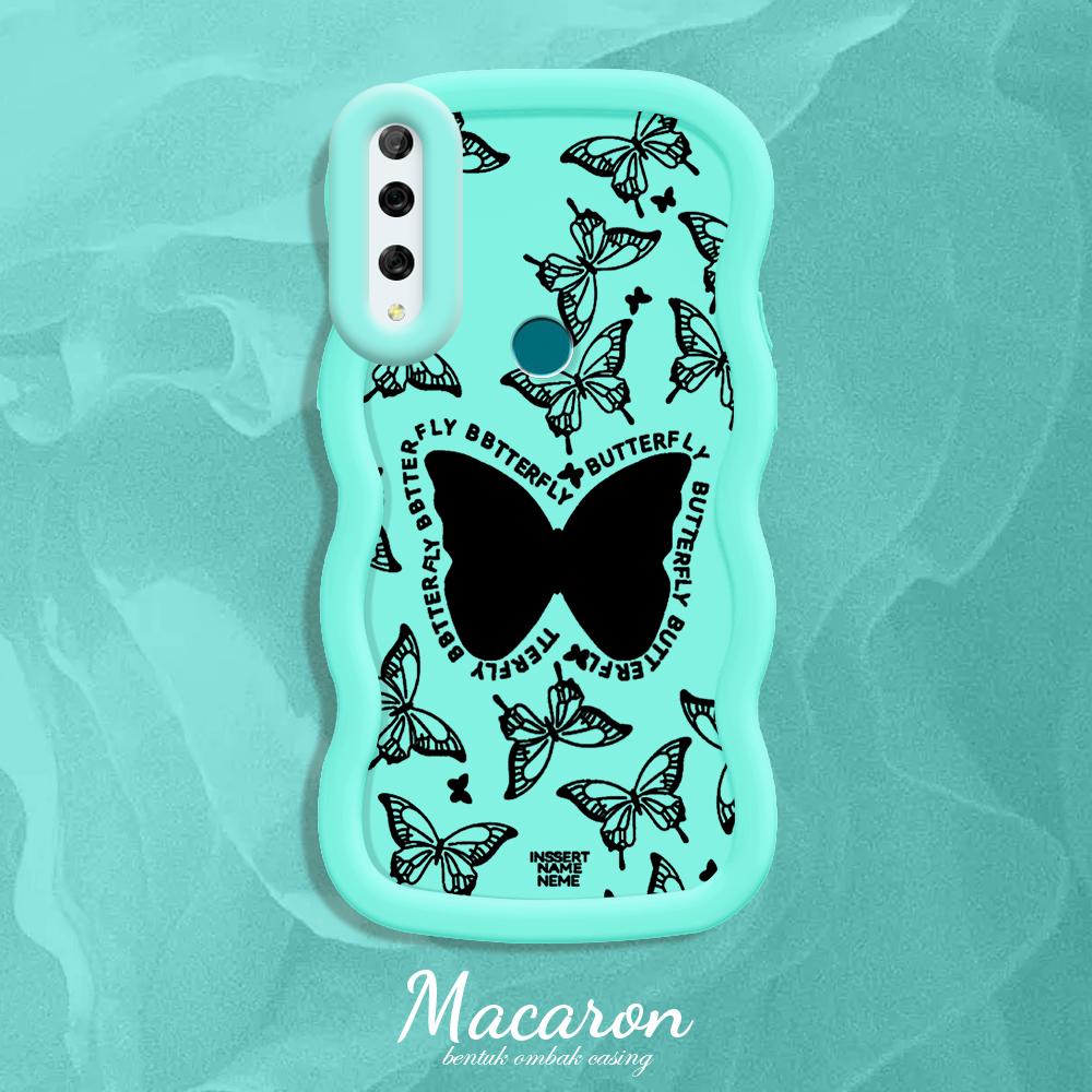 

Окрашенный узор Big Wave Edge Мягкий силиконовый материал Macaron чехол для телефона противоударный защитный резиновый чехол для iPhone Huawei Honor Infinix Tecno Tecno Pova 6 Neo синий