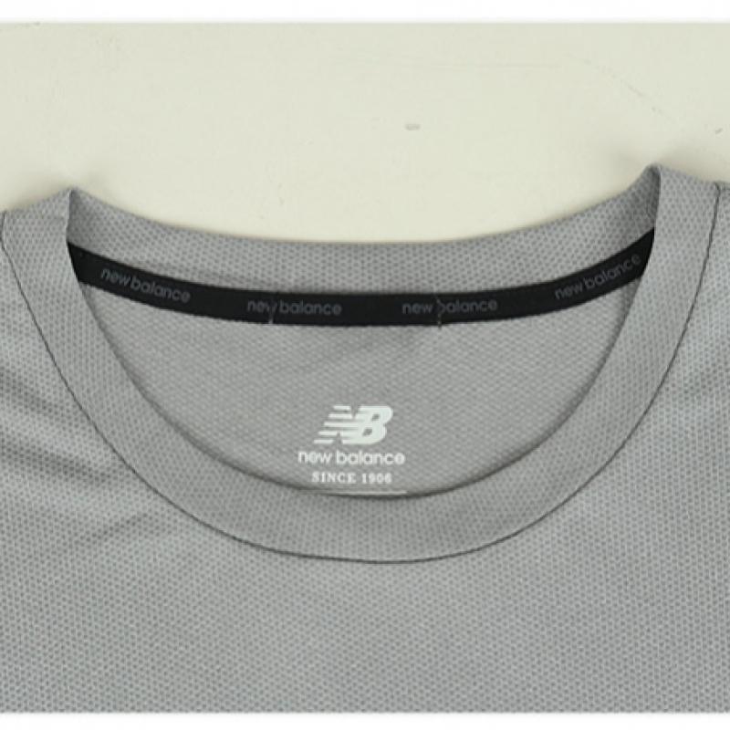 New Balance Men S Fortitech Short Sleeve Tee Grey