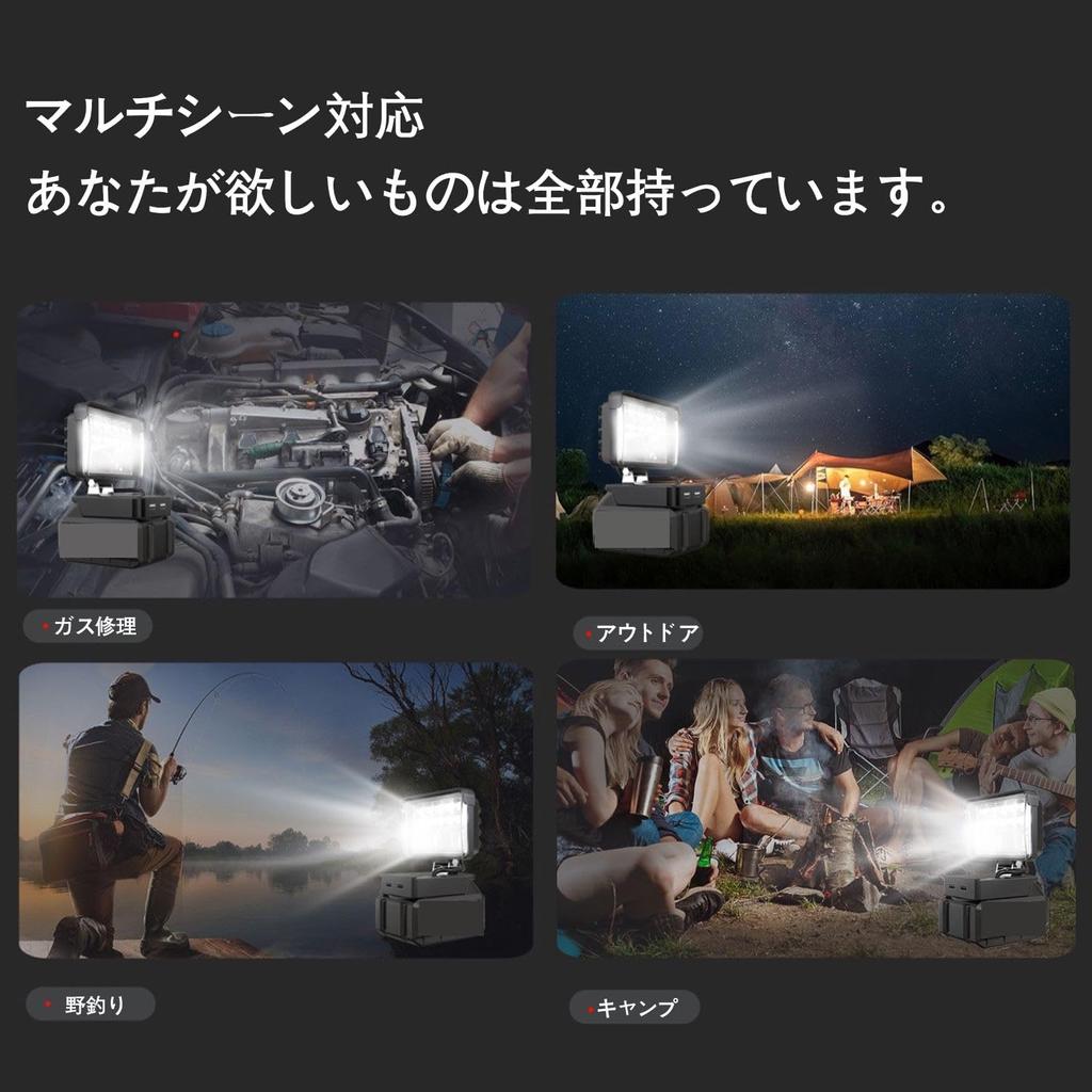 Winova LED 180W 84LED Lumină de lucru cu încărcare USB 18V LED Proiectoare DIY Pescuit Lumină LED Lucru de lucru Prevenirea dezastrelor Camping Noapte Noapte de lucru