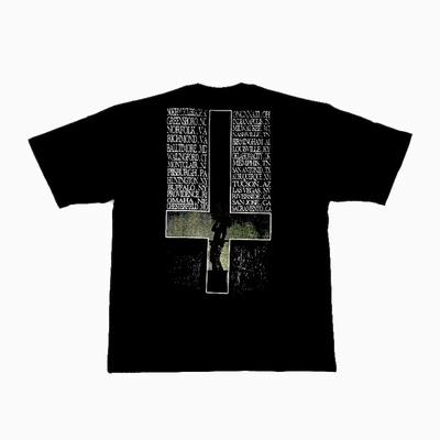 2025 Opium Ken Carson Limited Edition Peripheral Portrait Cross Print Short Sleeved T-shirt Tee Summer  New Casual Loose Tops