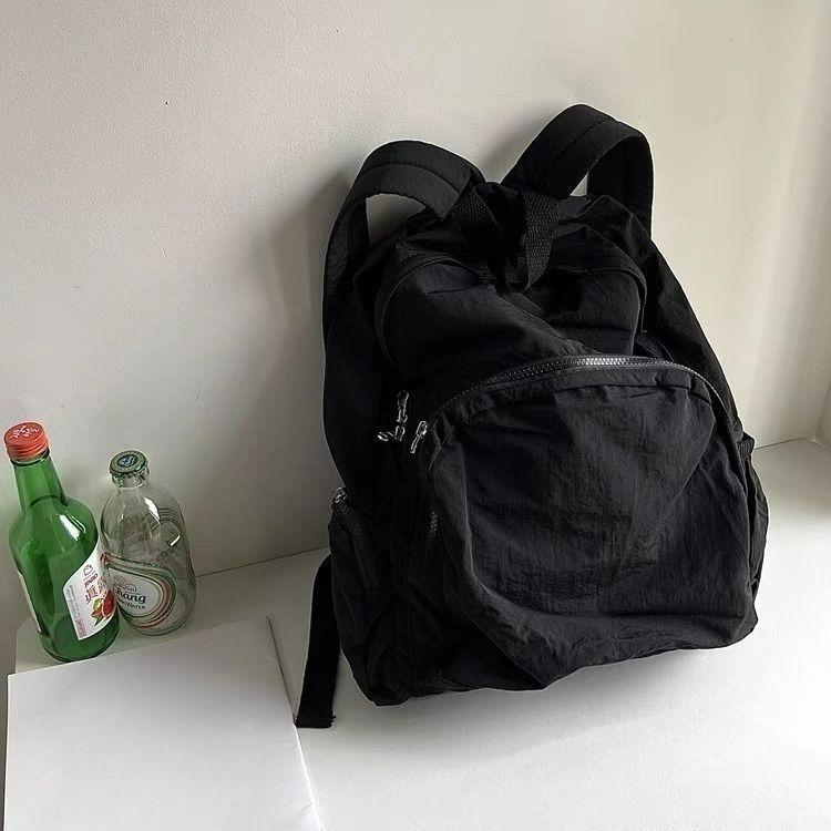 Japanischer Stil Ultraleichter Nylon-Rucksack für Herren Damen Große Kapazität Reise Schultasche