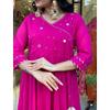 Pakistani Anarkali Suit Kurti Indian Bollywood Party Wear Kurta Pant Dupatta Set
