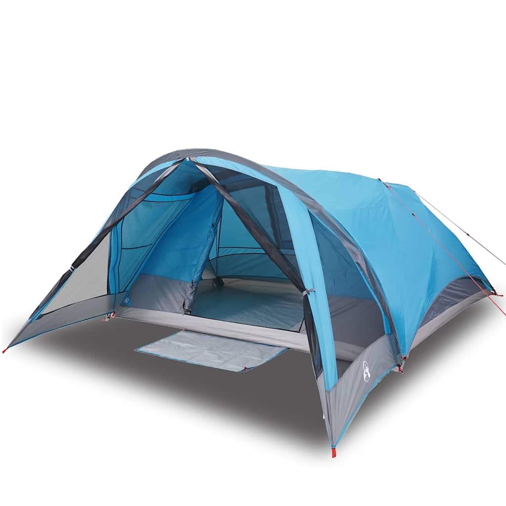 Family Tent for 6 Persons Blue Waterproof