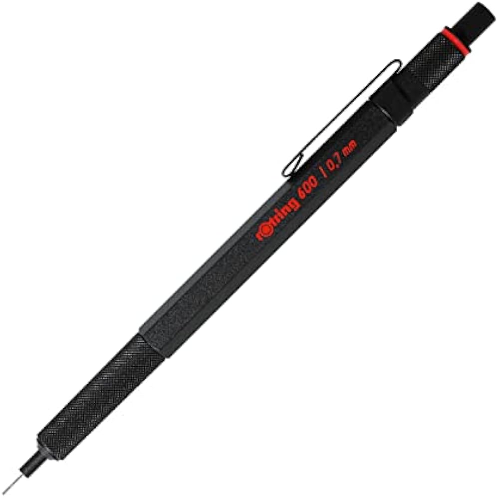 Rotring (Rotring) Mechanical Pencil 600 0.7mm Black 1904-442 [Genuine Japanese]