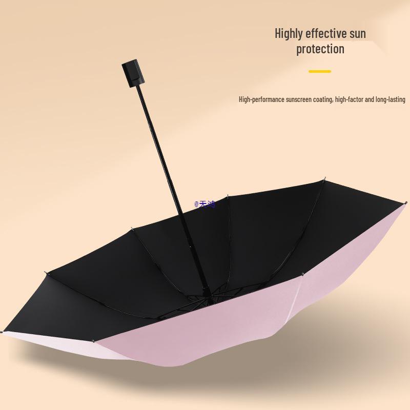 Parapluie Pare-Soleil Double Usage Extra Large: Épais, Renforcé, Pliable pour le Soleil et la Pluie