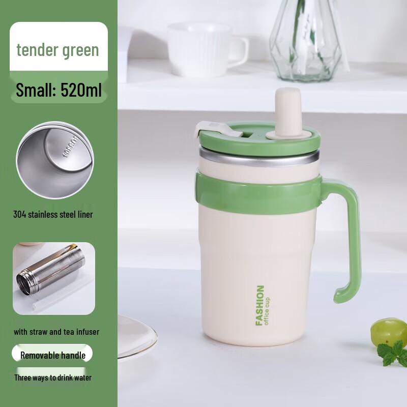 Shangqi Portable Insulated Stainless Steel Straw Tumbler