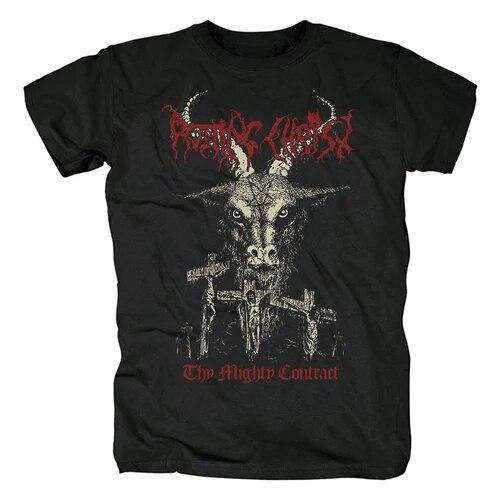 Harajuku Streetwear T Shirts Unisex's Metal Band Rotting Christ Nemecic Song Short Sleeve Tee Shirt Fashion T-shirt Unisex Cotton Tees