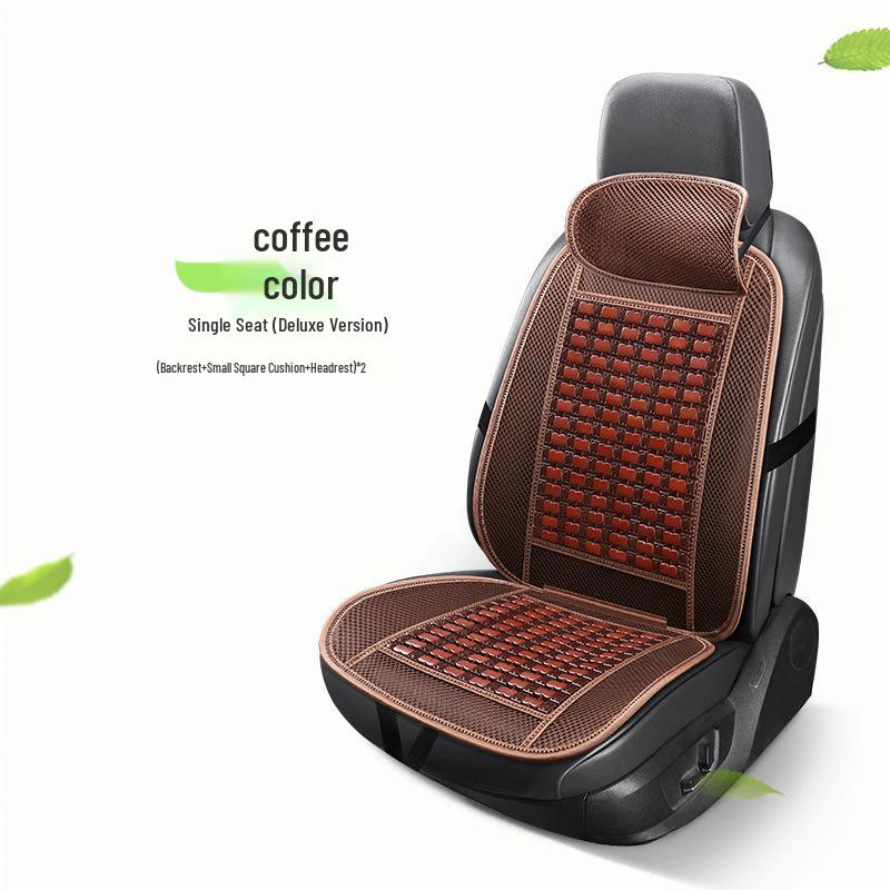 Comfortable Breathable Universal Bamboo Car Seat Cushion – Single Piece, Cool Summer Mat for Trucks