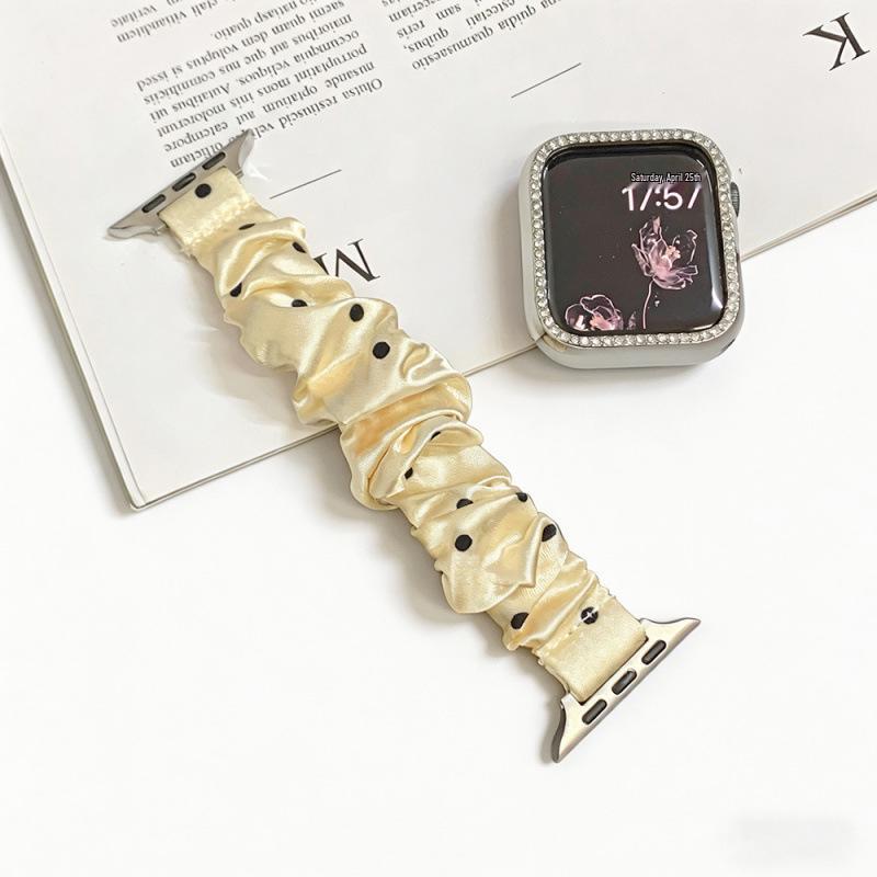 Huawei & Xiaomi Elastic Polka Dot Hair Ties Compatible with Apple Watch Bands