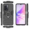 For OPPO A56S A57 A77 5g Back Cover Phone Case Shockproof Armor Anti-Fall Metal Ring Holder Magnetic Protect Funda Coque Cases