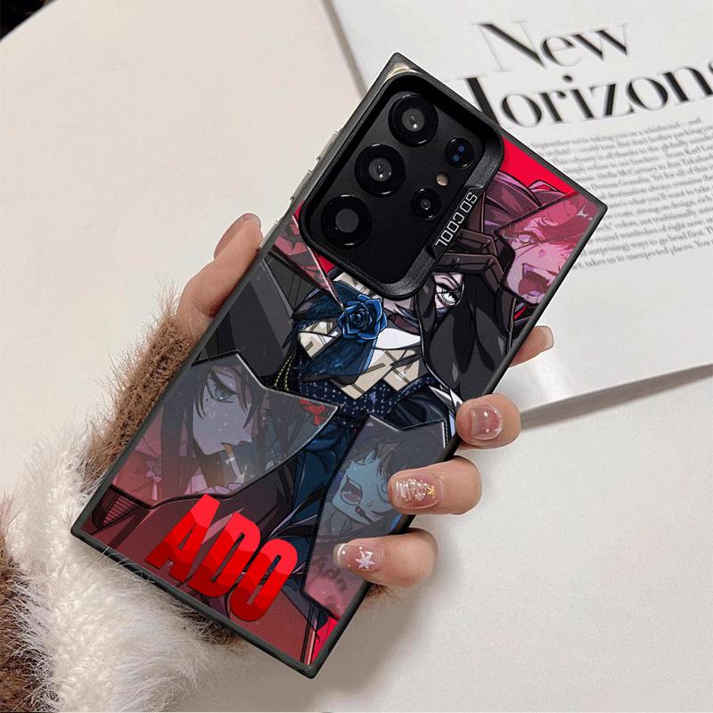 Ado Cartoon K-Kyogen X Uta Soft Phone Case for Samsung Galaxy S24 S25 FE S26 Edge S23 Ultra S22 Plus S21 + Shockproof Cover Back