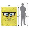 SpongeBob SquarePants Silky Winking Face Supersoft Blanket