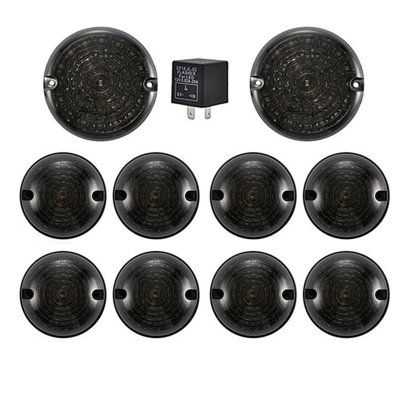LED Light Front Turn Signal For Land Rover Defender 1990-2016/ Defender 90/110 1983- Rear Front Fog Lights Reversing Light