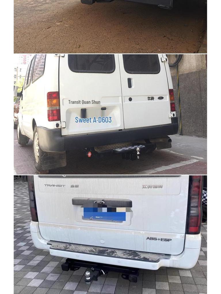 Compatible Trailer Hitches & Bumpers for Jiangling Fushun, Classic Ford Transit, T8, T6, Tourneo, New Era, and Teshun.