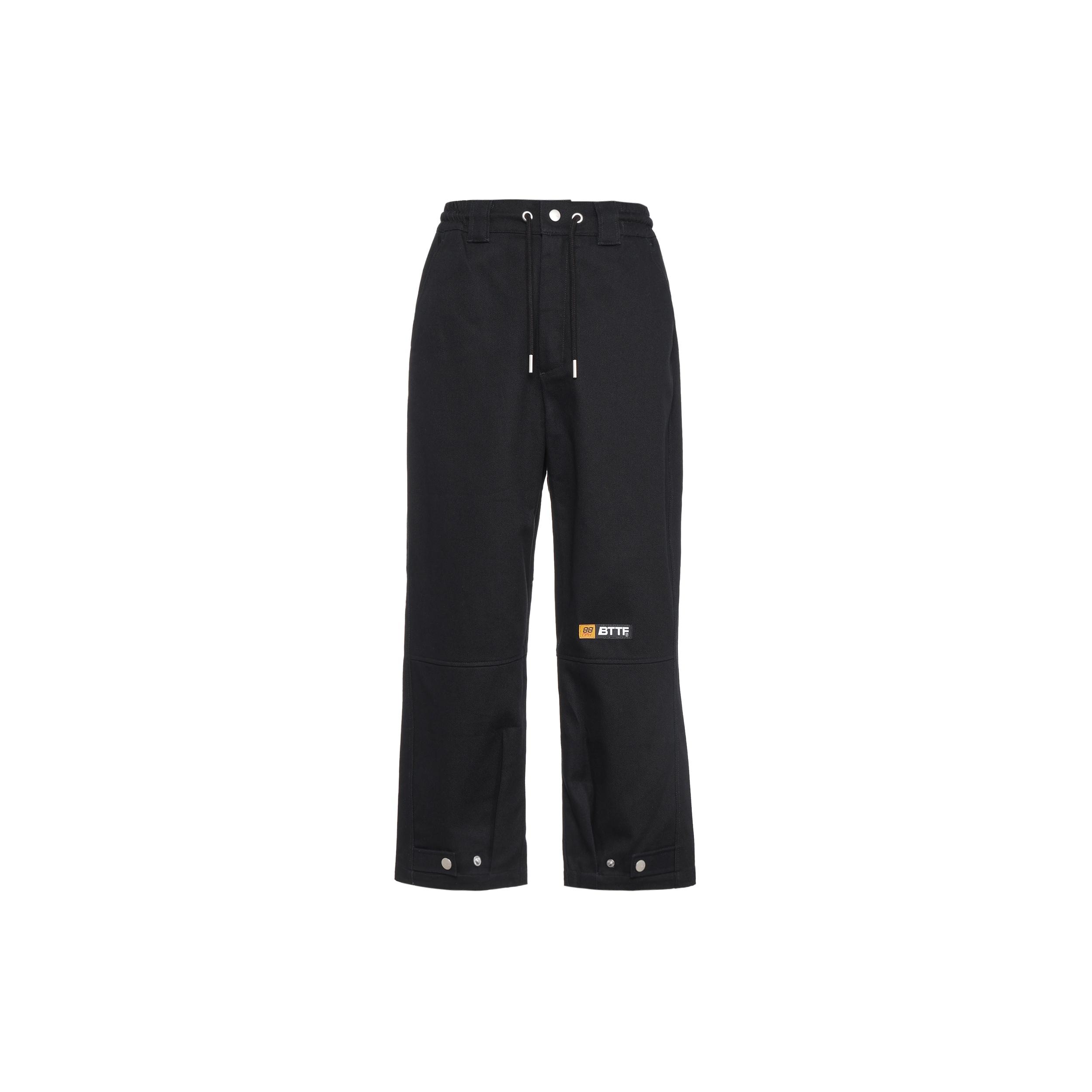 Li-Ning x Back To The Future Logo Loose Fit Pants Black Men s AKXR511-2 M