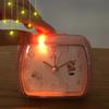 Cute Children's Small Alarm Clock Student Bedside Night Light Clock Simple Clock Multicolor Desktop Clock