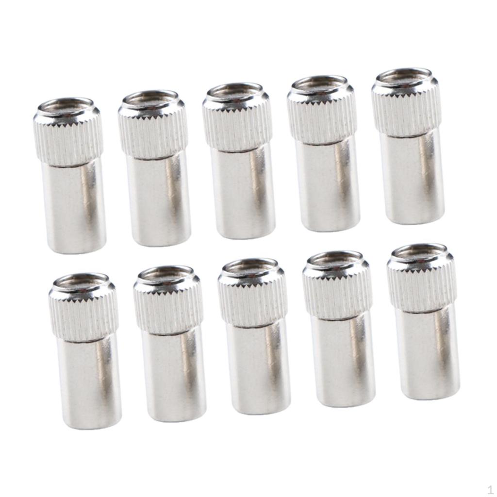 10 Count Glass Holder Pegs for Cabinet Shelving Systems