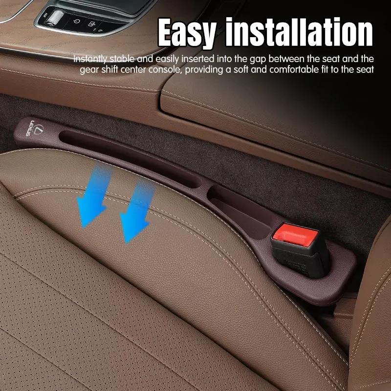Universal Car Seat Gap Filler Side Seam Gap Plug Strip Filling Strip For Lexus NX IS RX ES GX LX LS UX GS 200 260 300 350 NX200