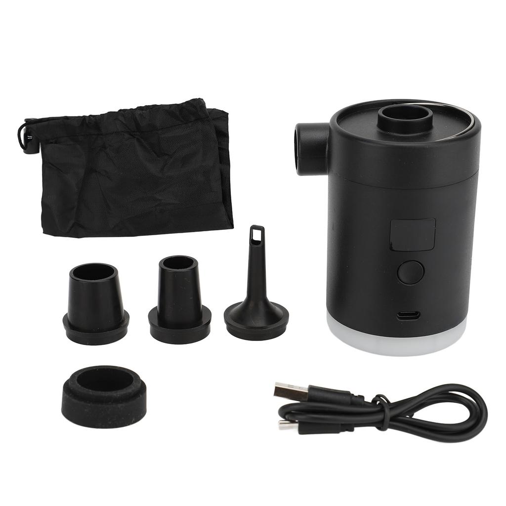 Pompe Portabile Gonflabile Mini Umflator Electric Reîncărcabil cu Ecran LED Lumină pentru