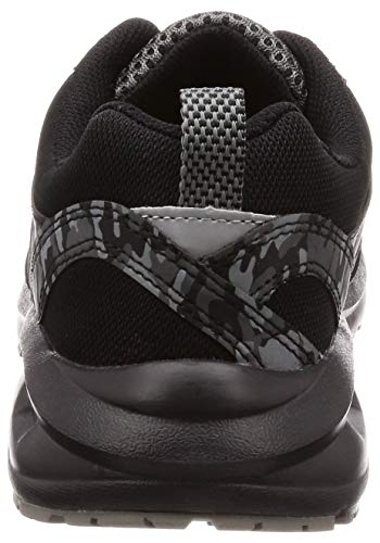 SPALDING JIN 3360 Men's Lightweight Wide Sneakers/Walking Shoes, Size 6E, Black, Size 26.0 Cm, G