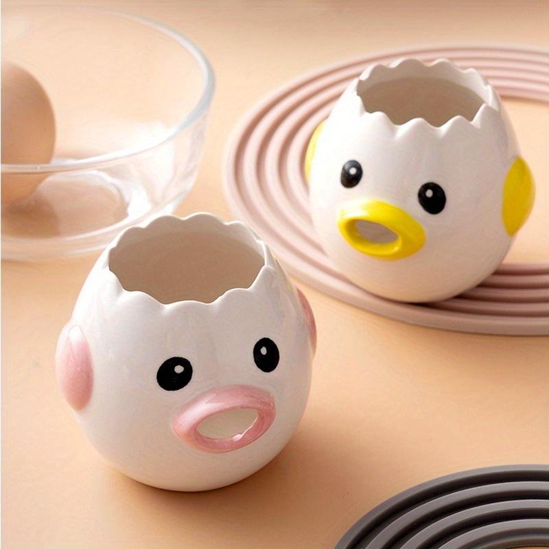 Uroczy ceramiczny separator jajek z kurczaka Praktyczny gadżet kuchenny Narzędzie do gotowania w jadalni